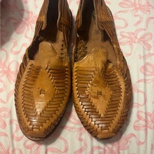 Men's Brown Leather Slip-On Loafers
